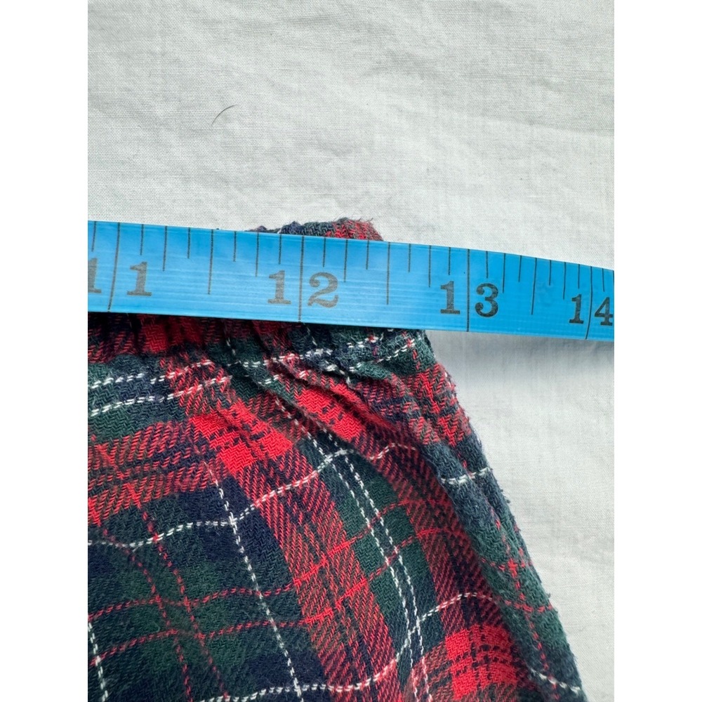 Lauren Ralph Lauren Plaid Pajama Set Women Small Red Green Classic Sleepwear PJ - Picture 14 of 16